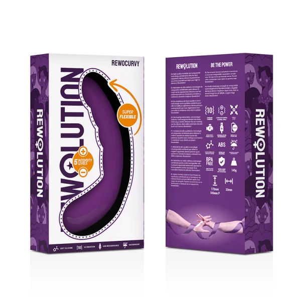 Rewocurvy wiederaufladbarer, Flexibler Vibrator von Rewolution kaufen | Fesselliebe