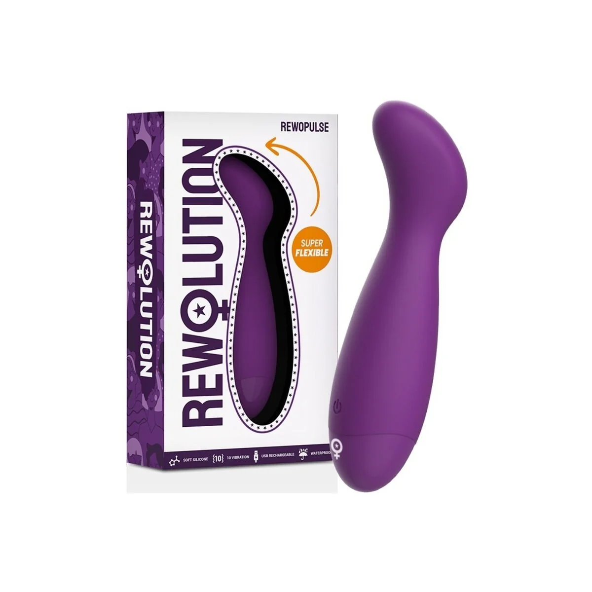 Rewopulse Flexibler Vibrator G-Punkt-Stimulator von Rewolution kaufen | Fesselliebe