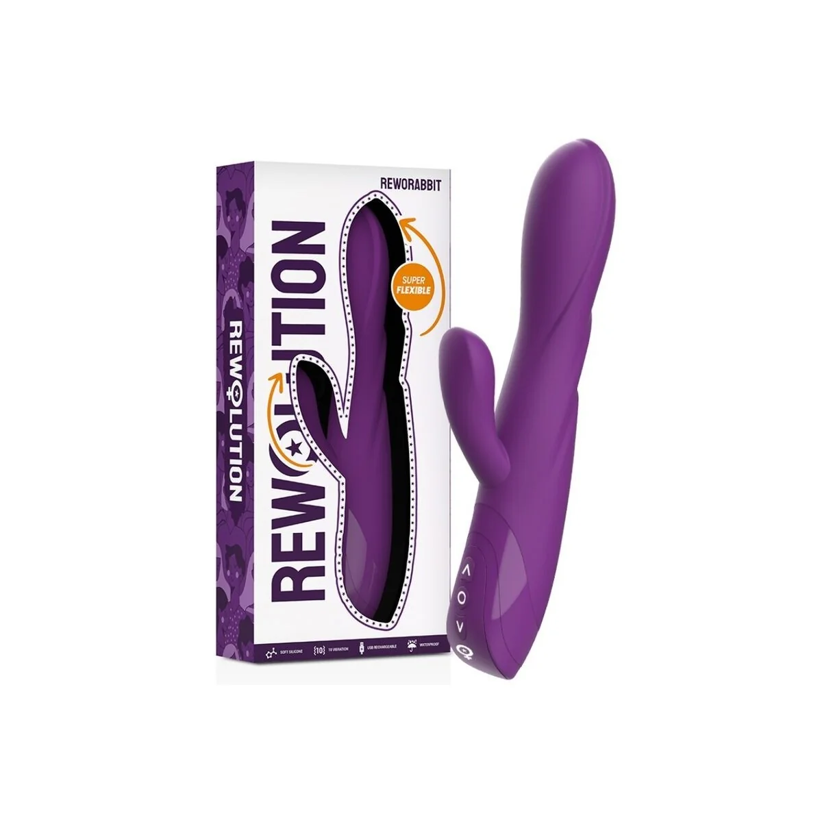 Reworabbit Flexibler Vibrator mit Kaninchen von Rewolution kaufen | Fesselliebe