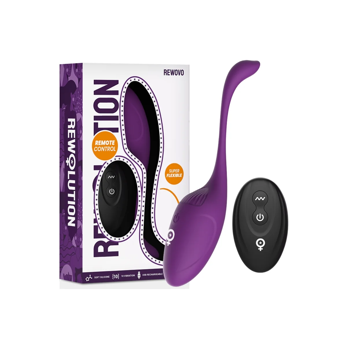 Rewovo Eiervibrator mit Fernbedienung von Rewolution kaufen | Fesselliebe