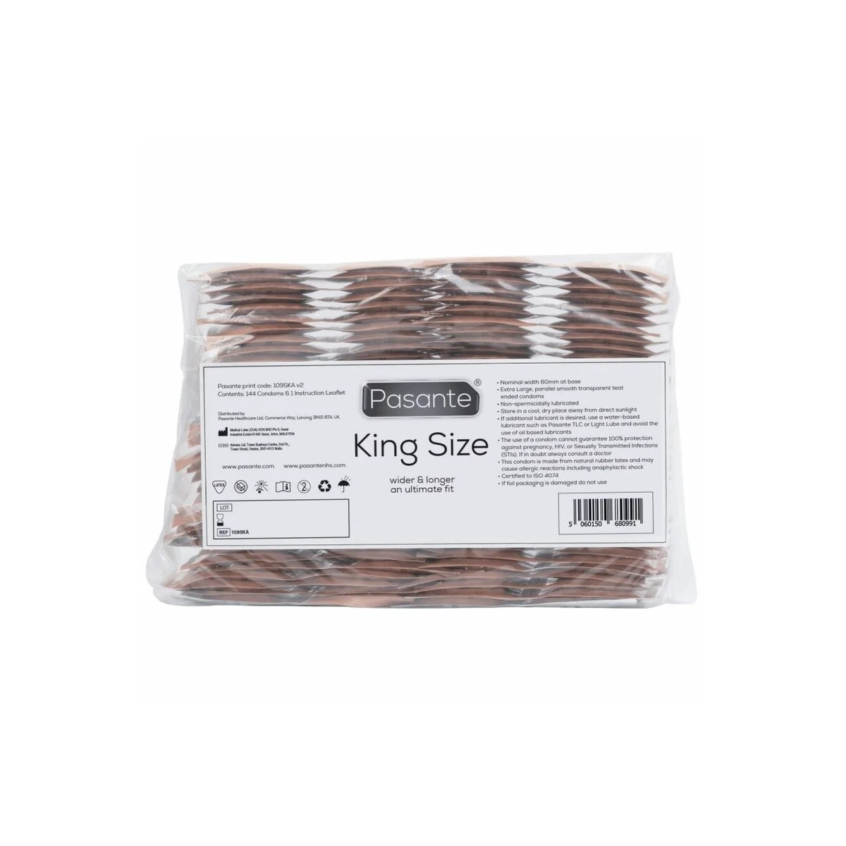 Kondome King Size Beutel 144 Stück von Pasante kaufen | Fesselliebe