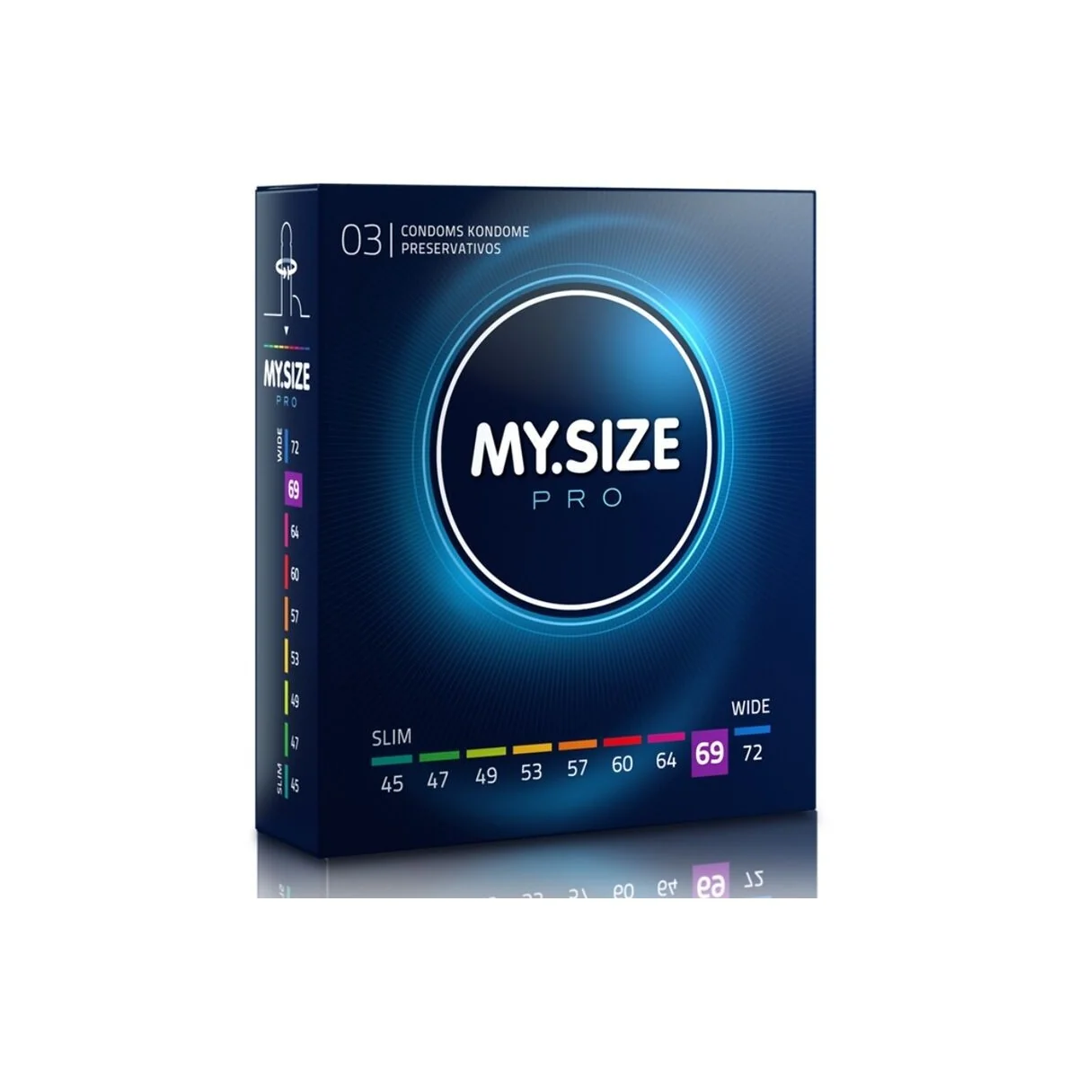 Pro Kondome 69 Mm 3 Stück von My Size Pro kaufen | Fesselliebe