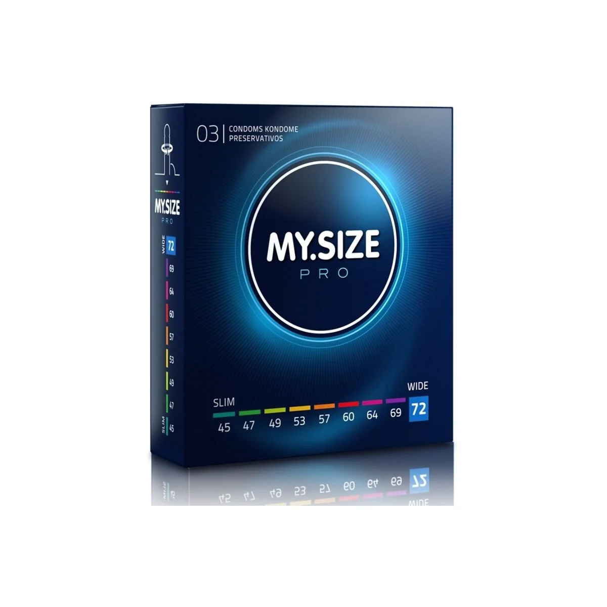 Pro Kondome 72 Mm 3 Stück von My Size Pro kaufen | Fesselliebe