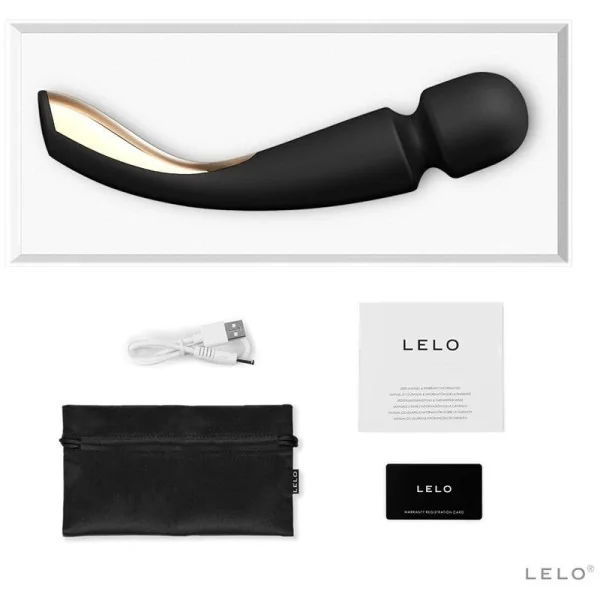 Smart Medium Wand 2 Schwarzes Massager von Lelo kaufen | Fesselliebe