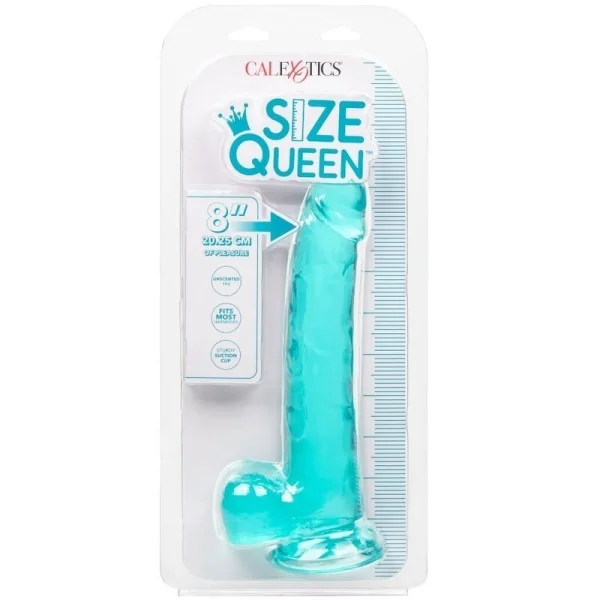 Größe Königin-Dildo Blau 20.3 cm von Calexotics kaufen | Fesselliebe