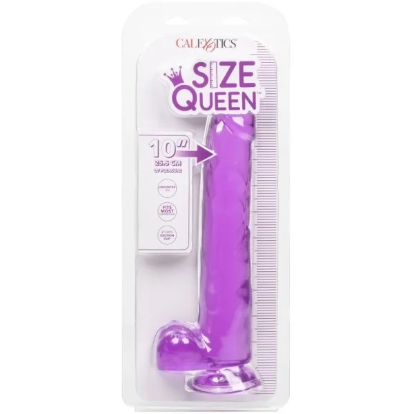 Größe Königin-Dildo Lila 25.5 cm von Calexotics kaufen | Fesselliebe