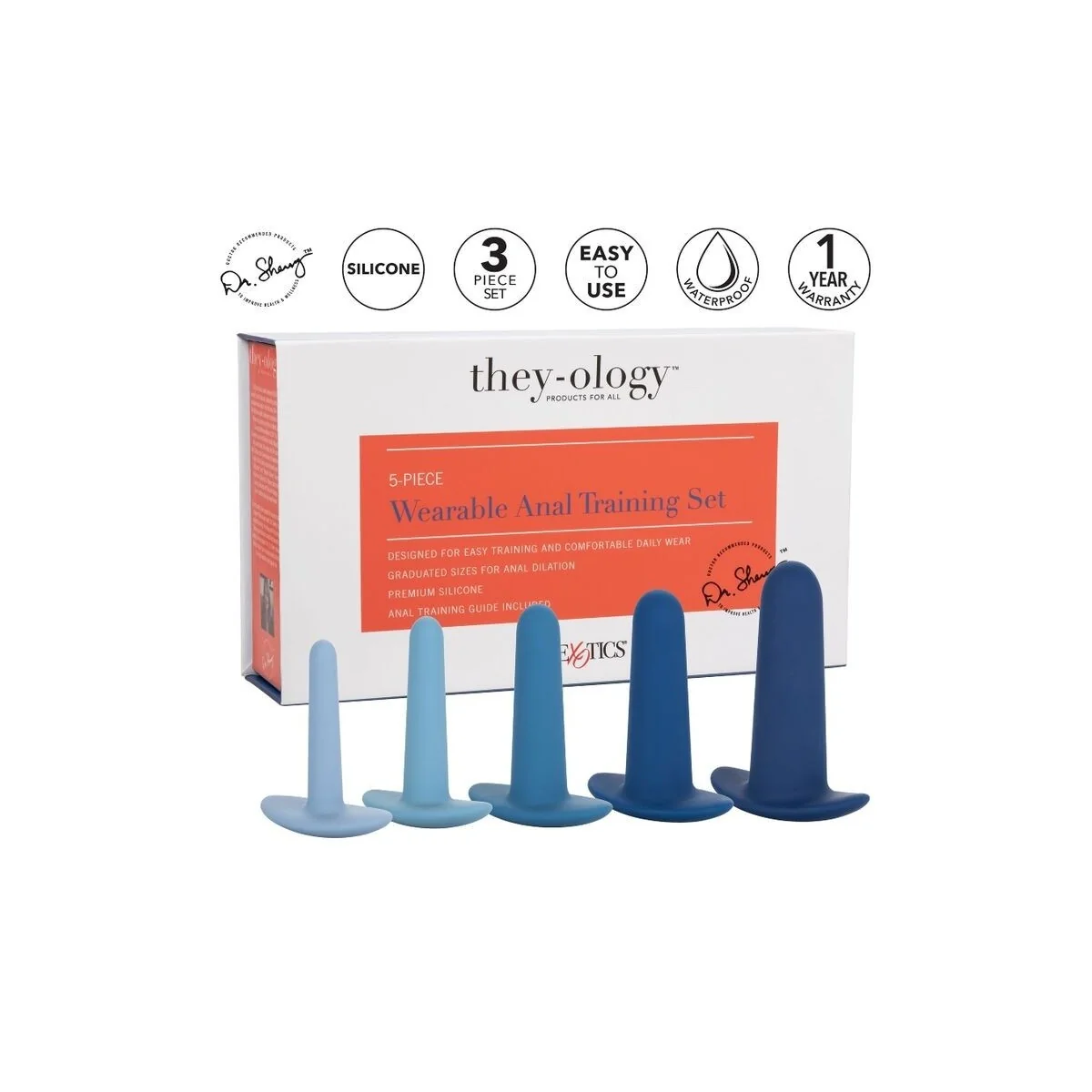 Tragbares Anal-Trainingsset 5 Teilig von Calexotics kaufen | Fesselliebe