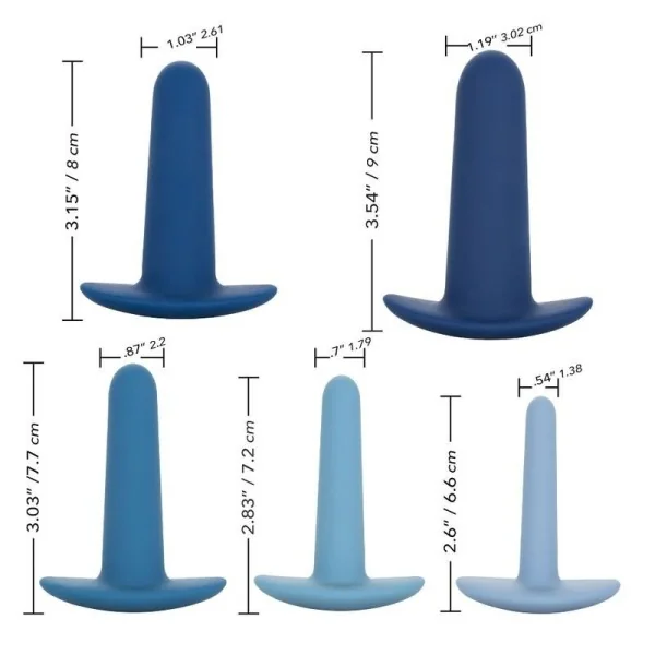 Tragbares Anal-Trainingsset 5 Teilig von Calexotics kaufen | Fesselliebe