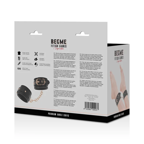 Black Edition Premium Knöchelmanschetten von Begme Black Edition kaufen | Fesselliebe