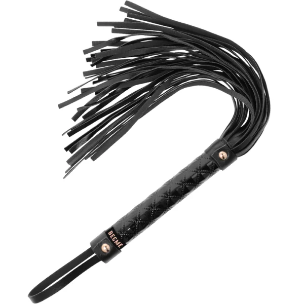 Black Edition Veganer Leder Flogger von Begme Black Edition kaufen | Fesselliebe