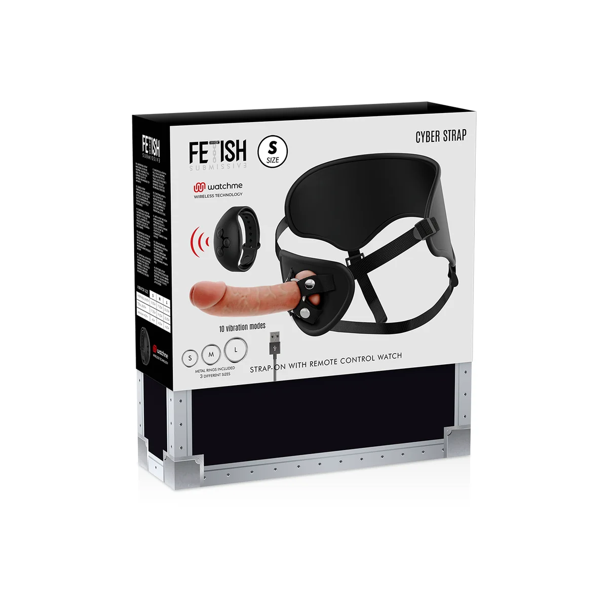 Harness mit Fernbedienungs-Dildo-Uhren-Technologie von Cyber Strap kaufen | Fesselliebe