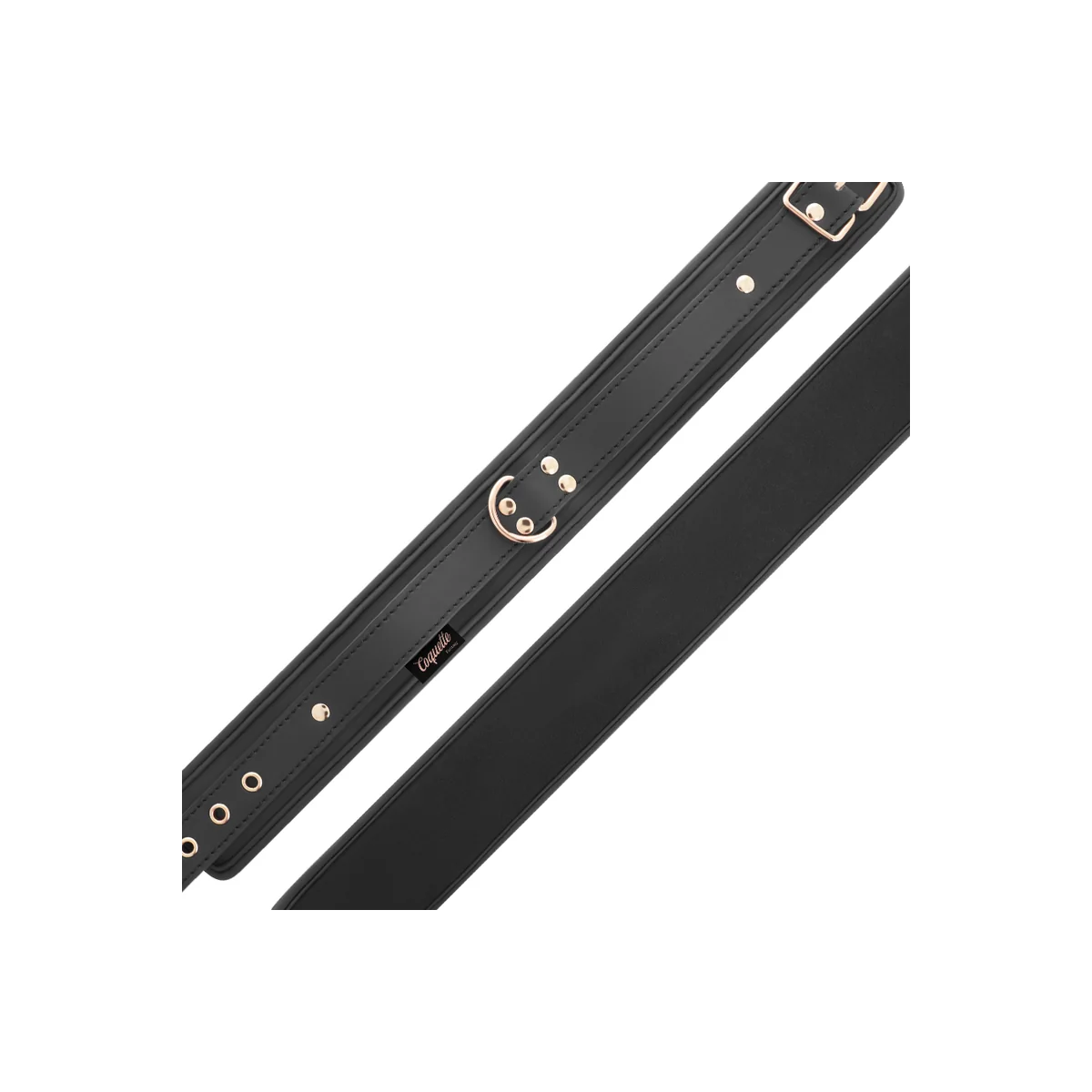 Fantasy-Halskette aus Veganem Leder mit Riemen und Neoprenfutter von Coquette Fantasy kaufen | Fesselliebe