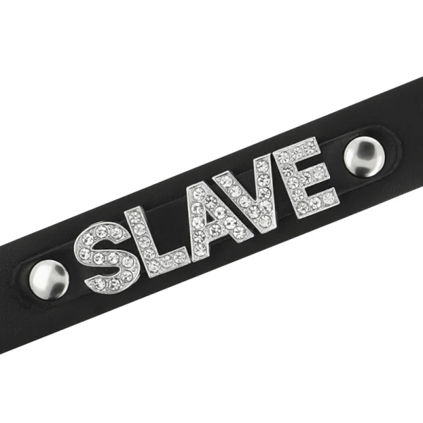 Sklaven-Halsband aus Veganem Leder von Coquette Accessories kaufen | Fesselliebe