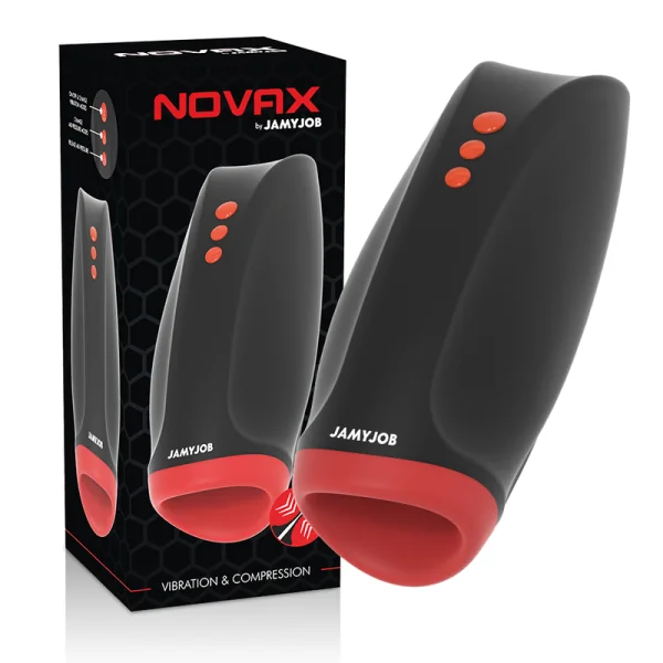 Novax Masturbator mit Vibration und Kompression von Jamyjob kaufen | Fesselliebe