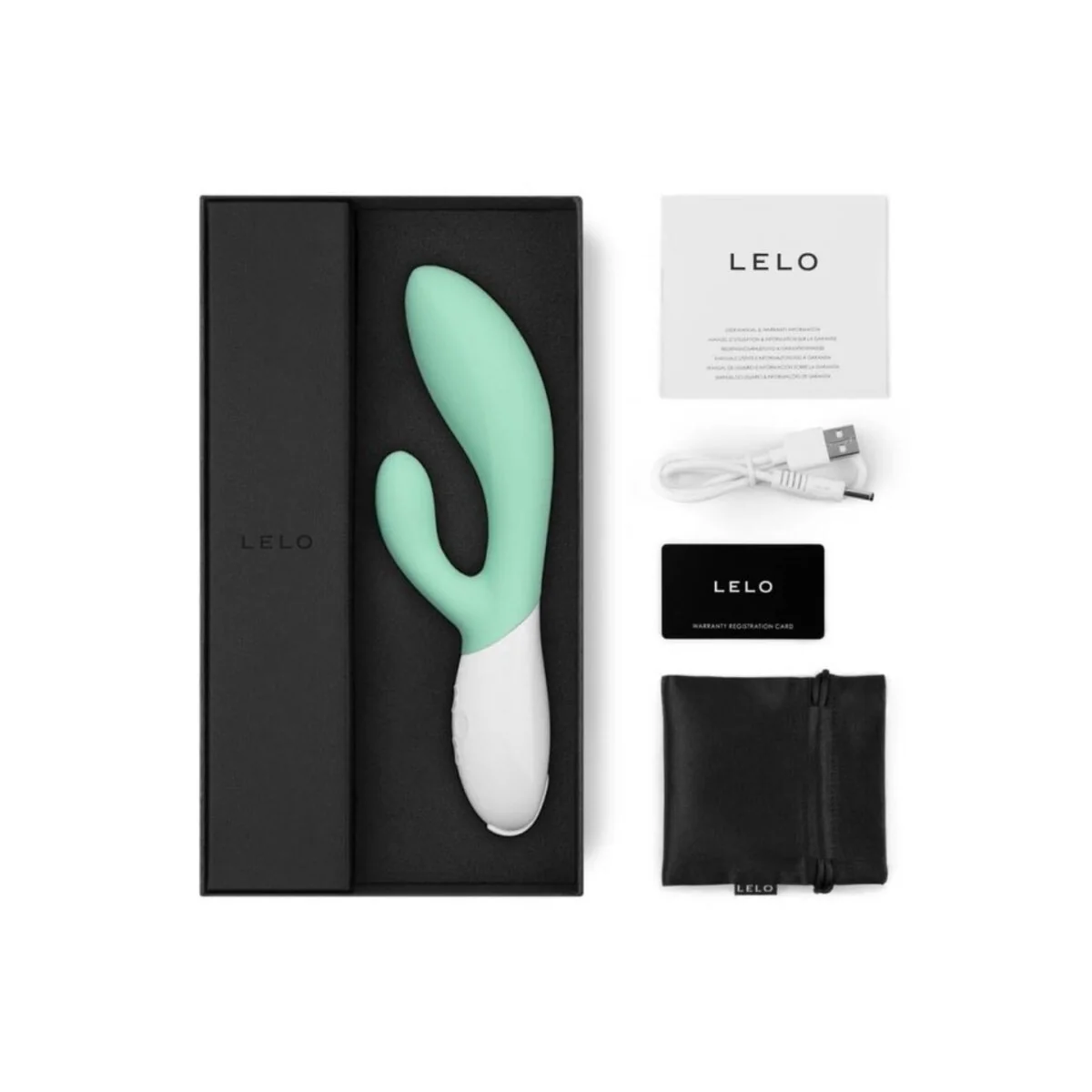 Ina 3 Green Rabbit Vibrator Luxus-Algen von Lelo kaufen | Fesselliebe