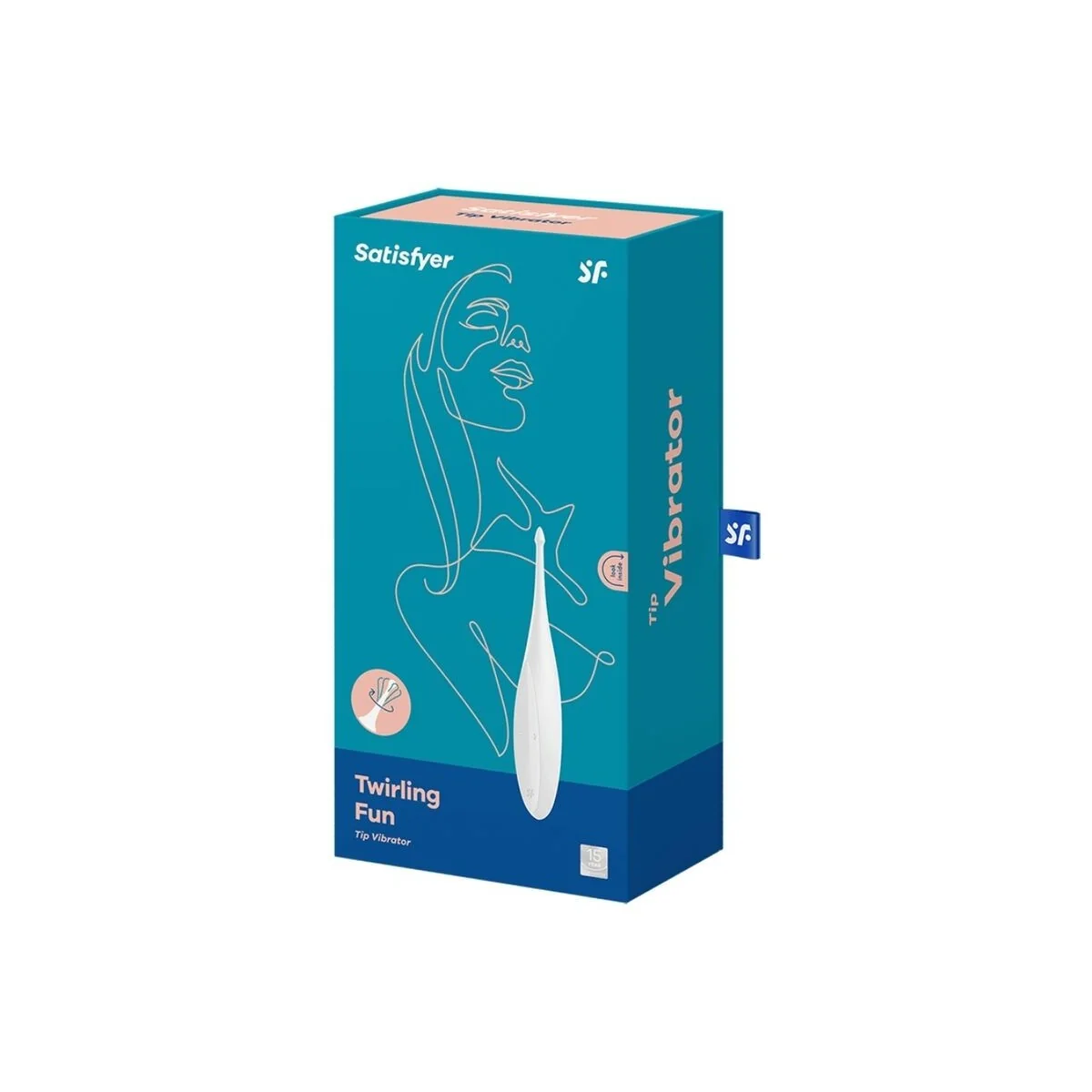 Twirling Fun Tip Vibrator Weiss von Satisfyer Vibrator kaufen | Fesselliebe