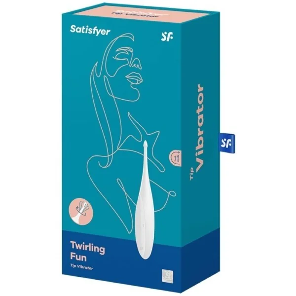 Twirling Fun Tip Vibrator Weiss von Satisfyer Vibrator kaufen | Fesselliebe