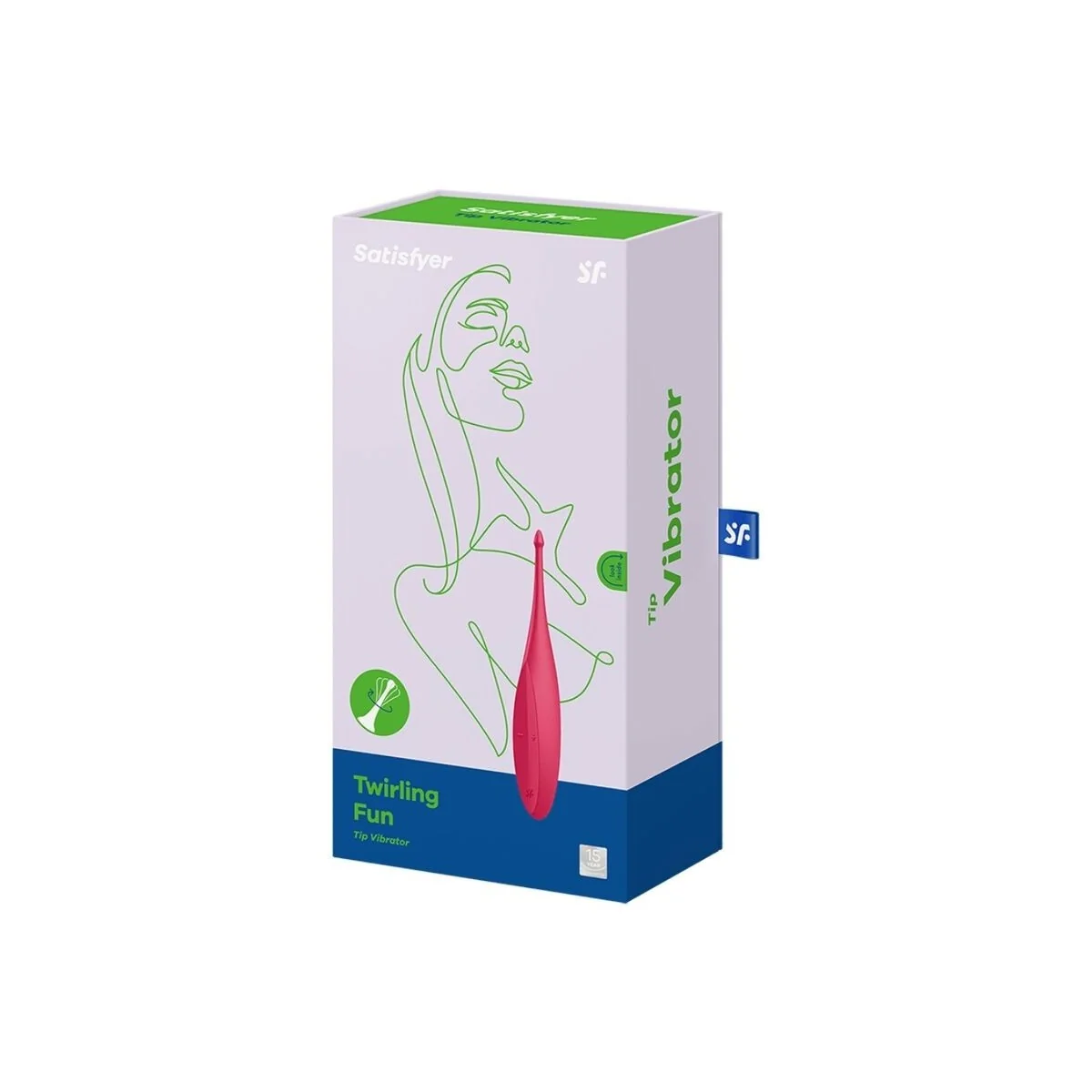 Twirling Fun Tip Vibrator Rot von Satisfyer Vibrator kaufen | Fesselliebe