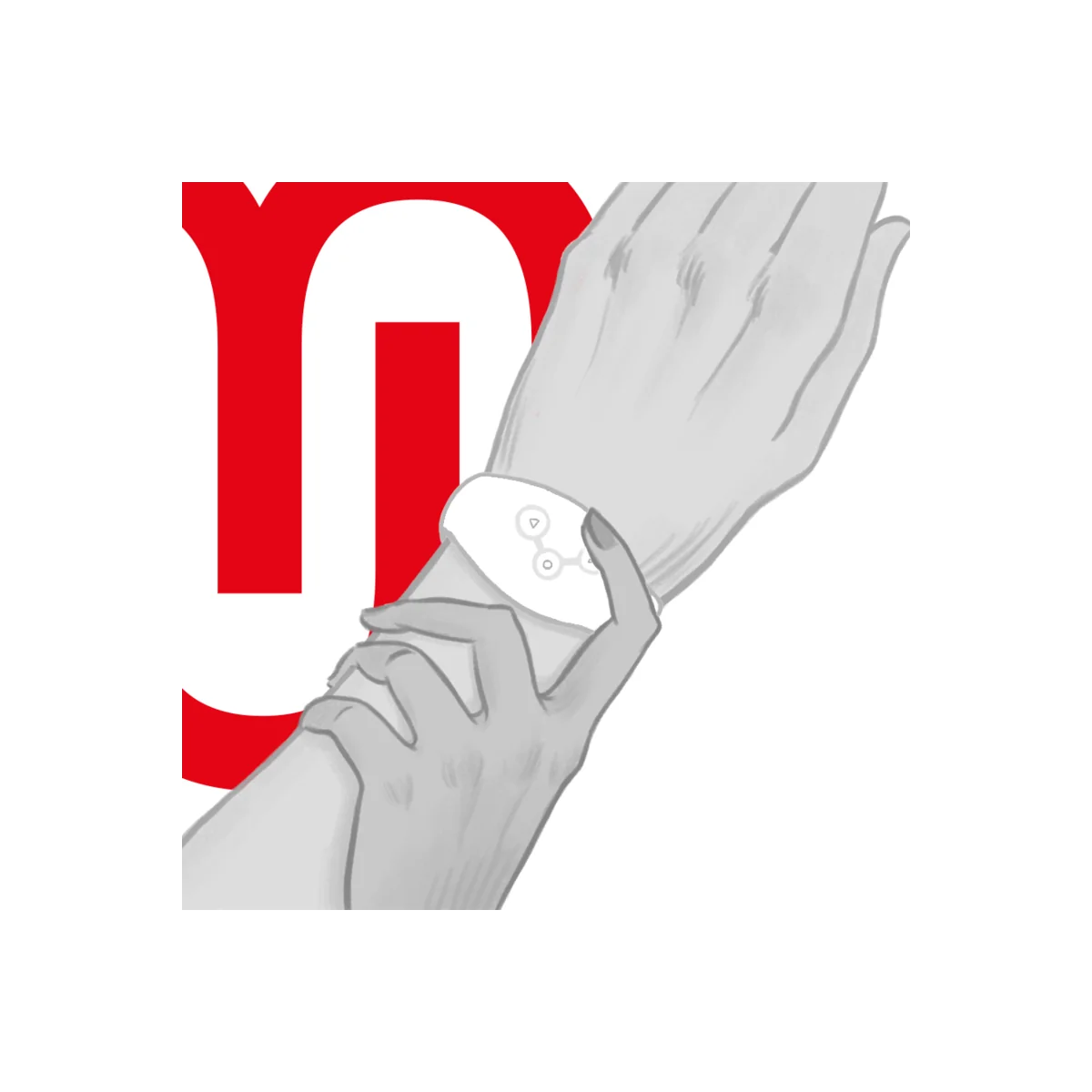 Wireless-Technologie-Uhr Weiss von Watchme kaufen | Fesselliebe