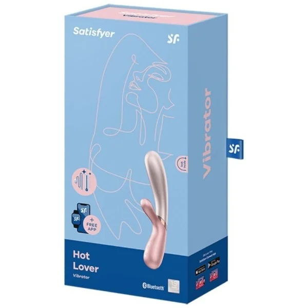 Hot Lover Vibrator Rose & Beige von Satisfyer Connect kaufen | Fesselliebe