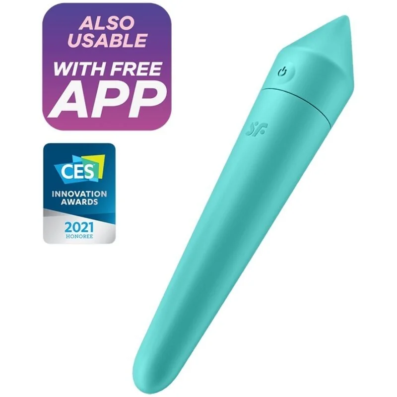 Ultra Power Bullet 8 Türkis von Satisfyer Connect kaufen | Fesselliebe