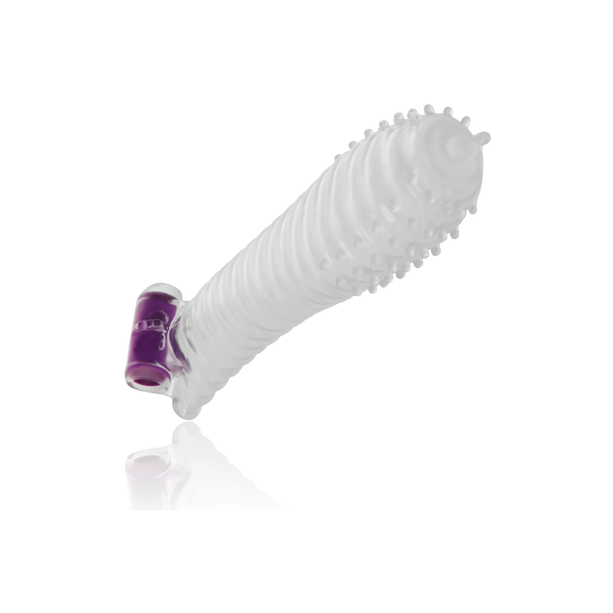 Strukturierte Penishülle mit Vibrierender Kugel von Ohmama kaufen | Fesselliebe