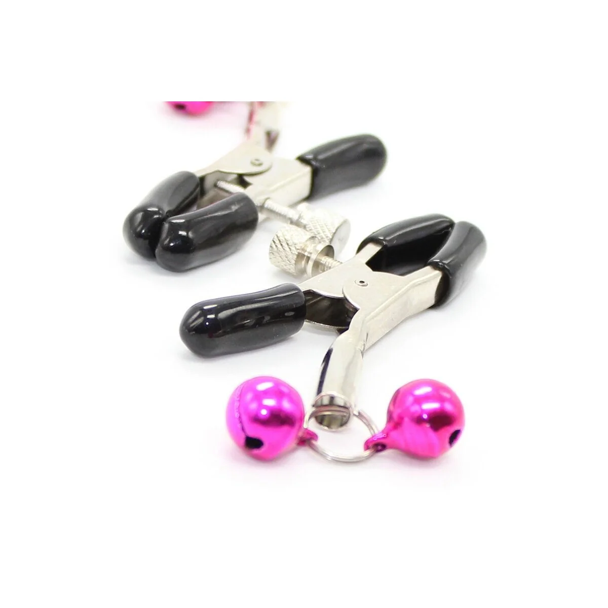 Nippelklemmen mit Rosa Glocke von Ohmama Fetish kaufen | Fesselliebe