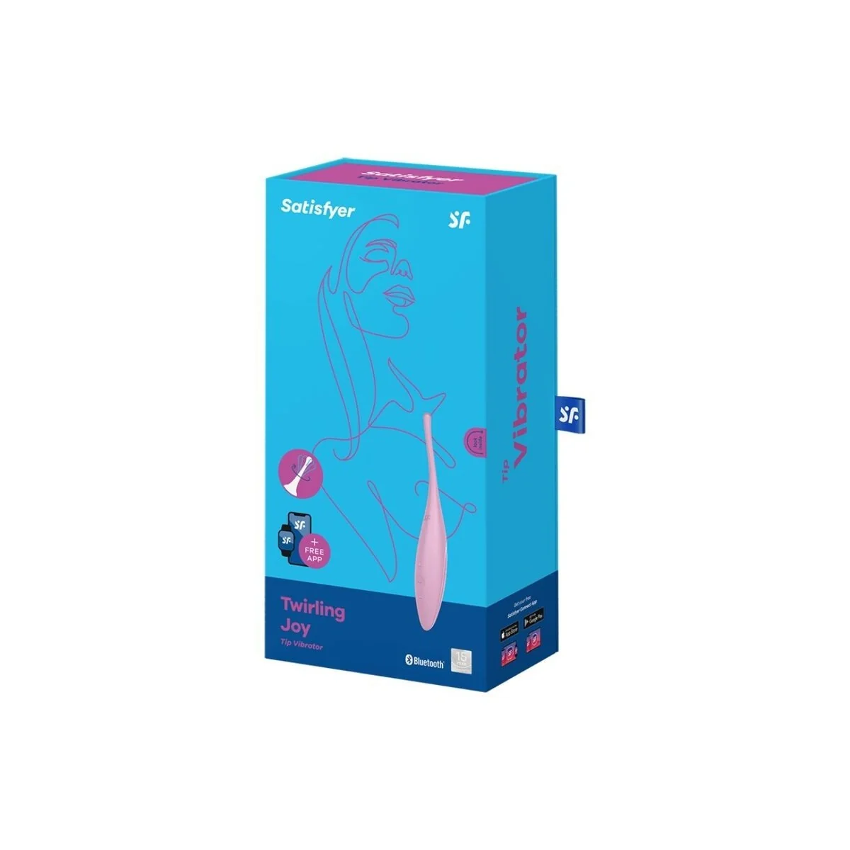 Twirling Joy Clit Tip Vibrator Rosa von Satisfyer Connect kaufen | Fesselliebe