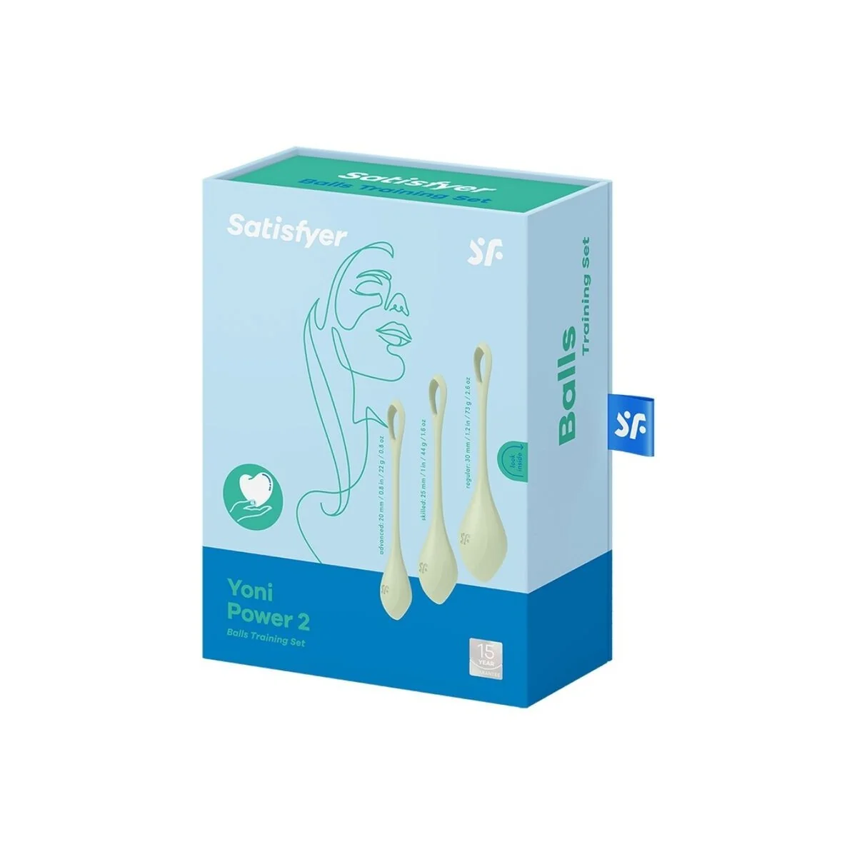 Yoni Power 2 Trainingsset Grün von Satisfyer Balls kaufen | Fesselliebe