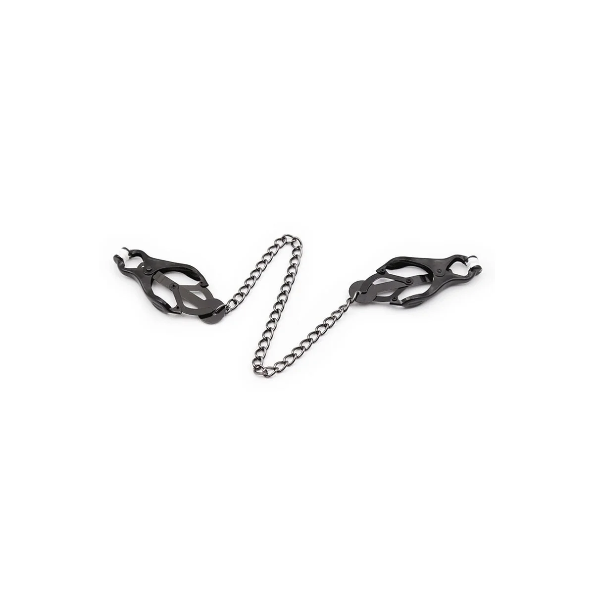 Japanische Nippelklammern mit Schwarzer Kette von Ohmama Fetish kaufen | Fesselliebe