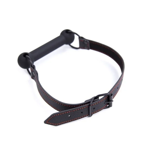 Knochenknebel mit Pu-Riemen von Ohmama Fetish kaufen | Fesselliebe