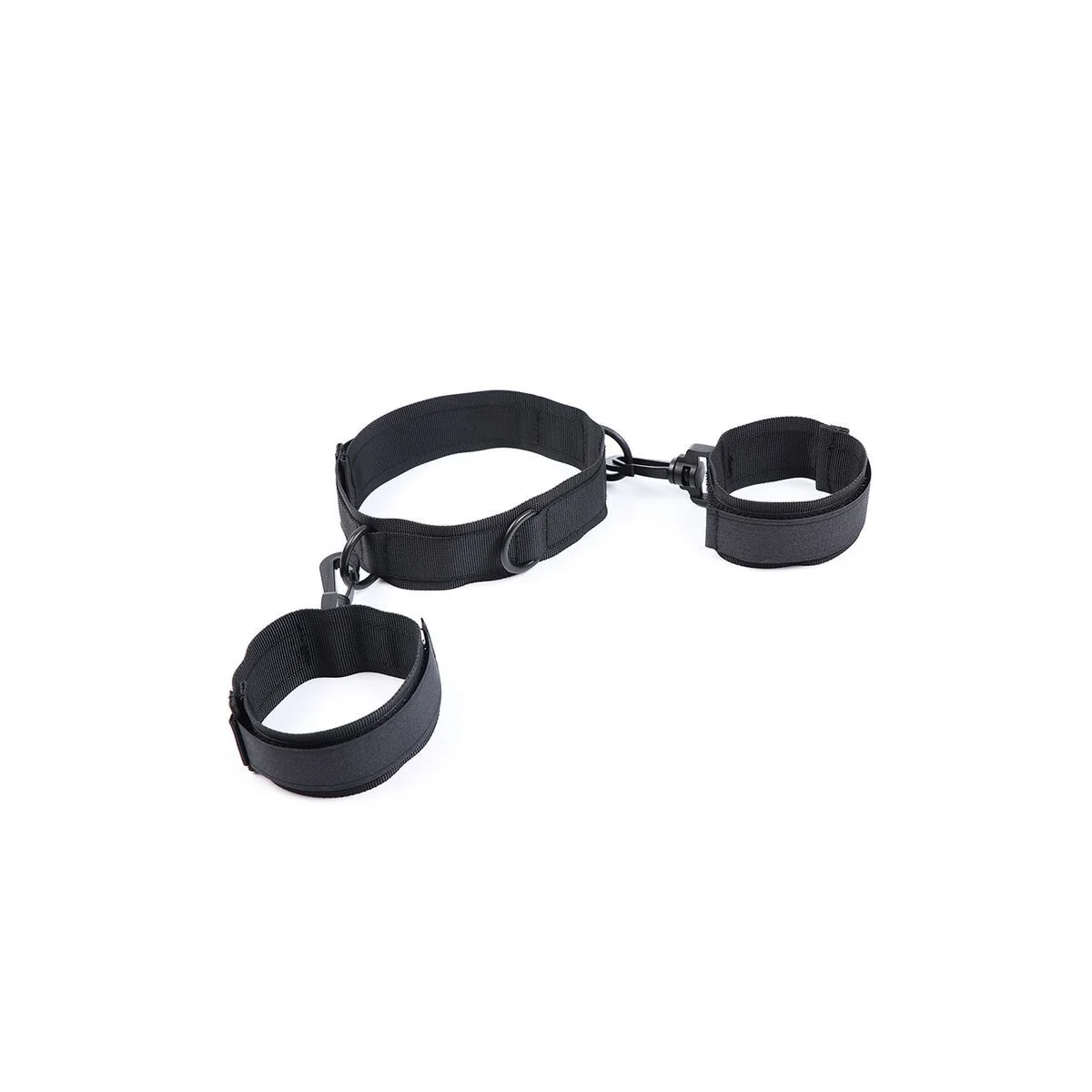 Handschellen und Kragen aus Nylon von Ohmama Fetish kaufen | Fesselliebe