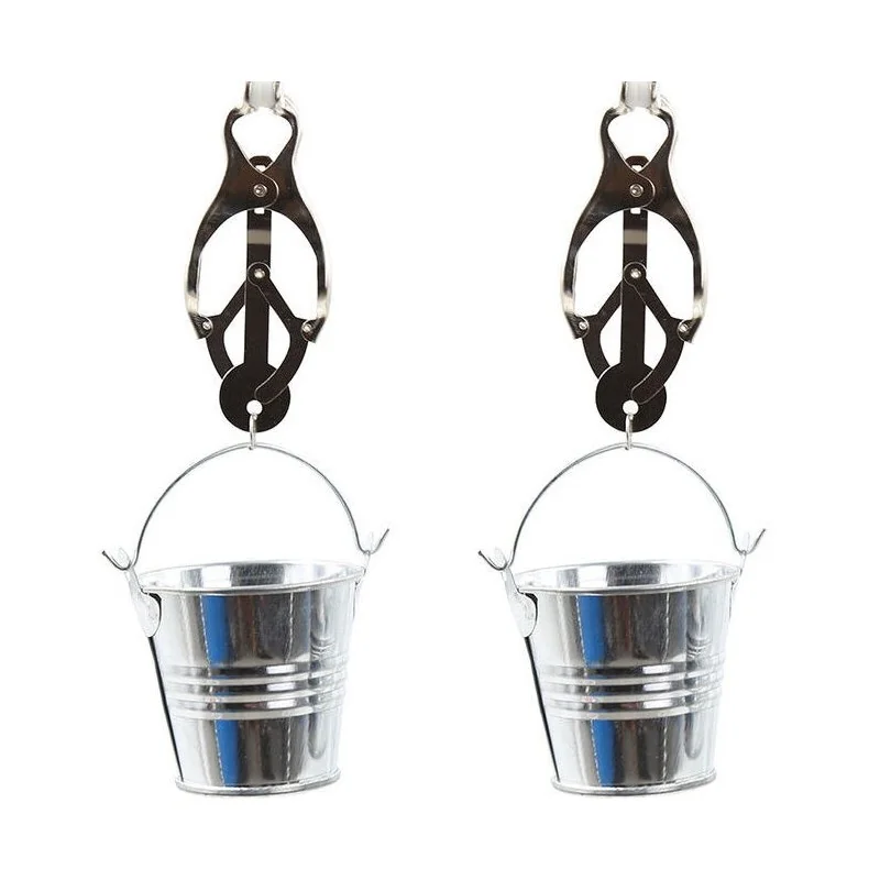 Nippelklemmen mit Eimer von Ohmama Fetish kaufen | Fesselliebe