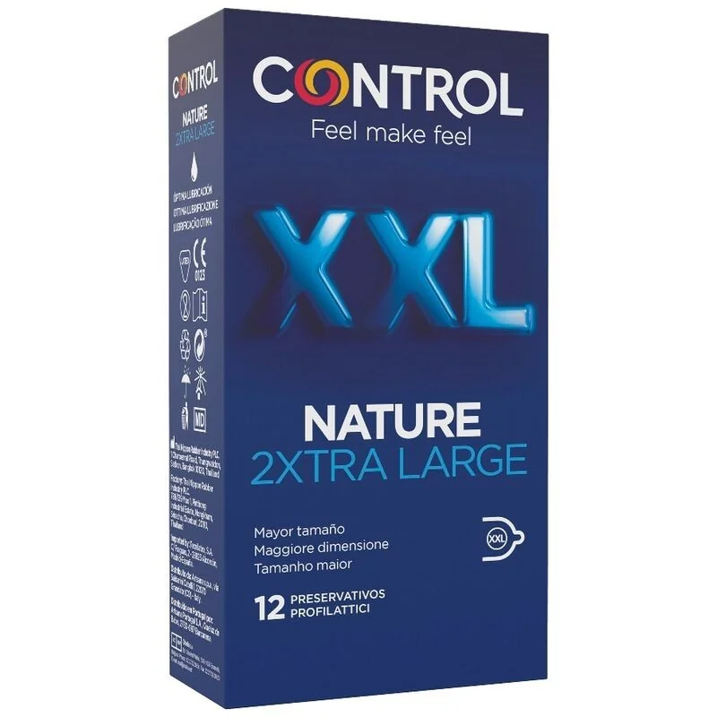 Nature 2xtra Large Xxl Kondome - 12 Stück von Control Condoms kaufen | Fesselliebe
