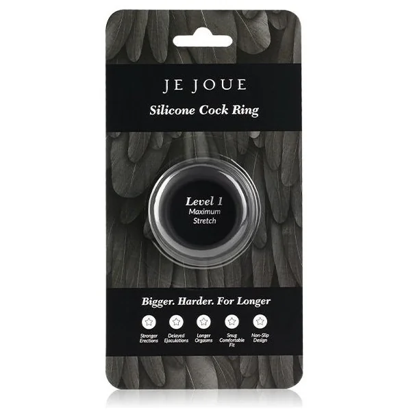 Maximaler Stretch-Cockring aus Silikon - Schwarz von Je Joue kaufen | Fesselliebe