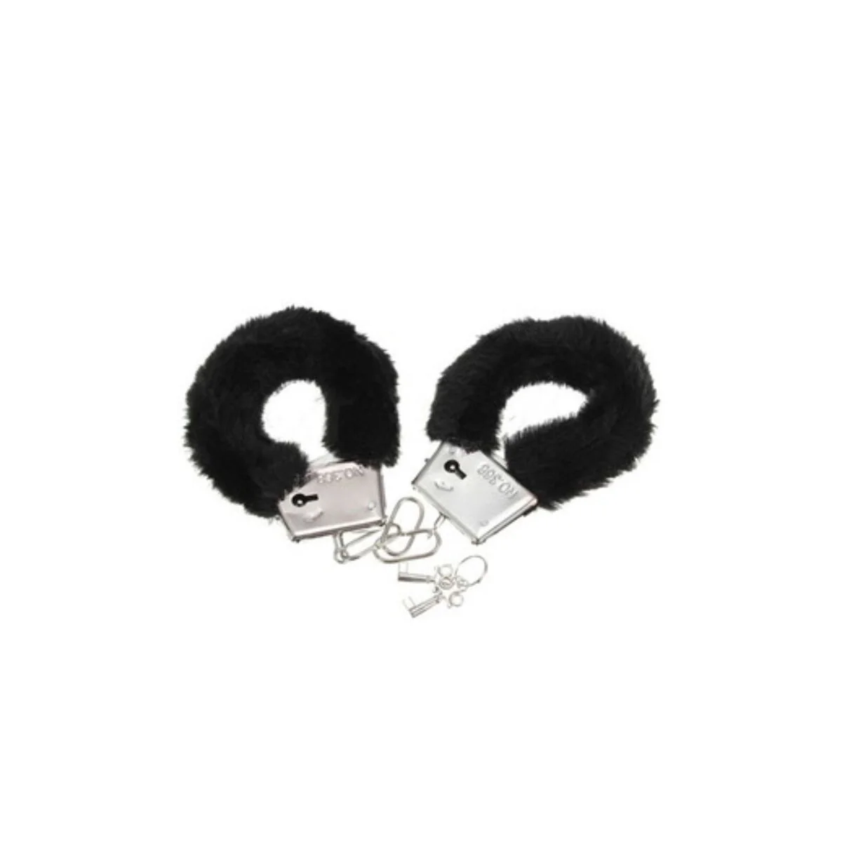 Pleasure Furry Handschellen Schwarz von Diablo Picante kaufen | Fesselliebe