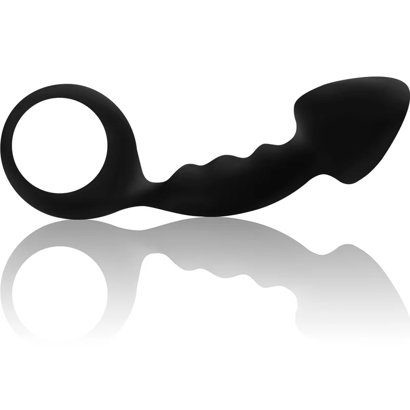 Gerippter Analplug mit Ring von Ohmama Anal kaufen | Fesselliebe 2