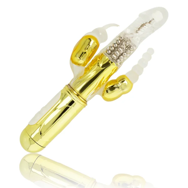 Goldener Multifunktionsvibrator von Ohmama kaufen | Fesselliebe