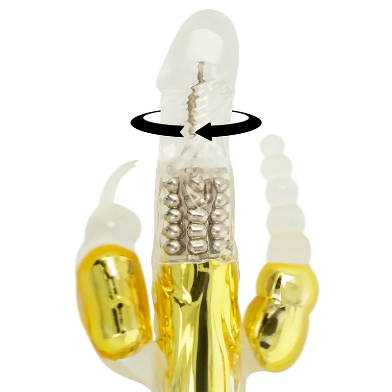 Goldener Multifunktionsvibrator von Ohmama kaufen | Fesselliebe 2