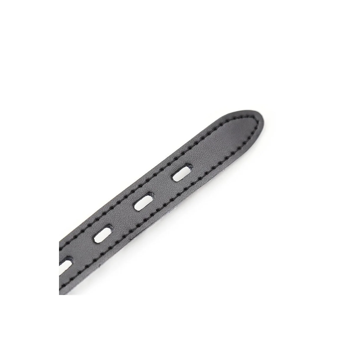 Silikon-Ballgag mit Ledergürtel (VORHÄNGESCHLOSS Inklusive) von Ohmama Fetish kaufen | Fesselliebe