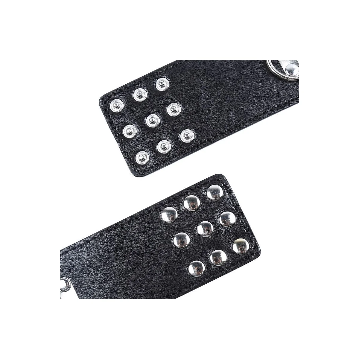 Handgelenkfesseln aus Metall mit Schnappbefestigung von Ohmama Fetish kaufen | Fesselliebe