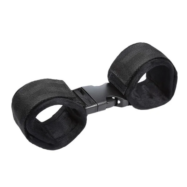 Handgelenkfesseln aus Nylon mit Haken- und Schleifenverschluss von Ohmama Fetish kaufen | Fesselliebe