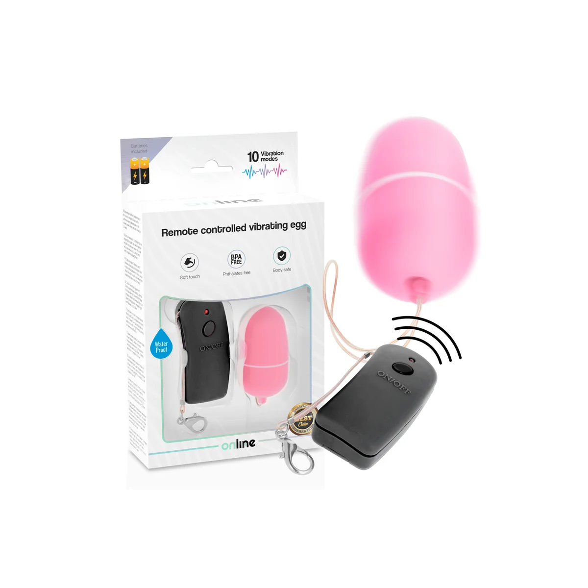 Vibrierendes Ei mit Rosa mit Fernbedienung von Online kaufen | Fesselliebe