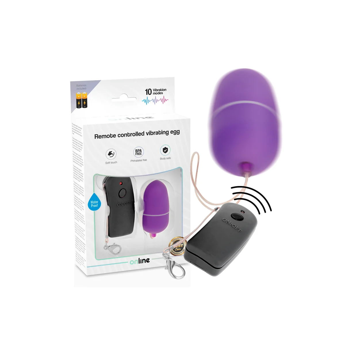 Vibrierendes Ei mit Flieder mit Fernbedienung von Online kaufen | Fesselliebe