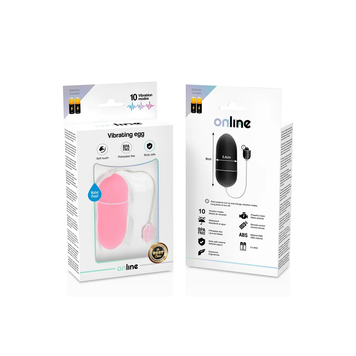 Rosa Wasserdichtess Vibrations-Ei von Online kaufen | Fesselliebe