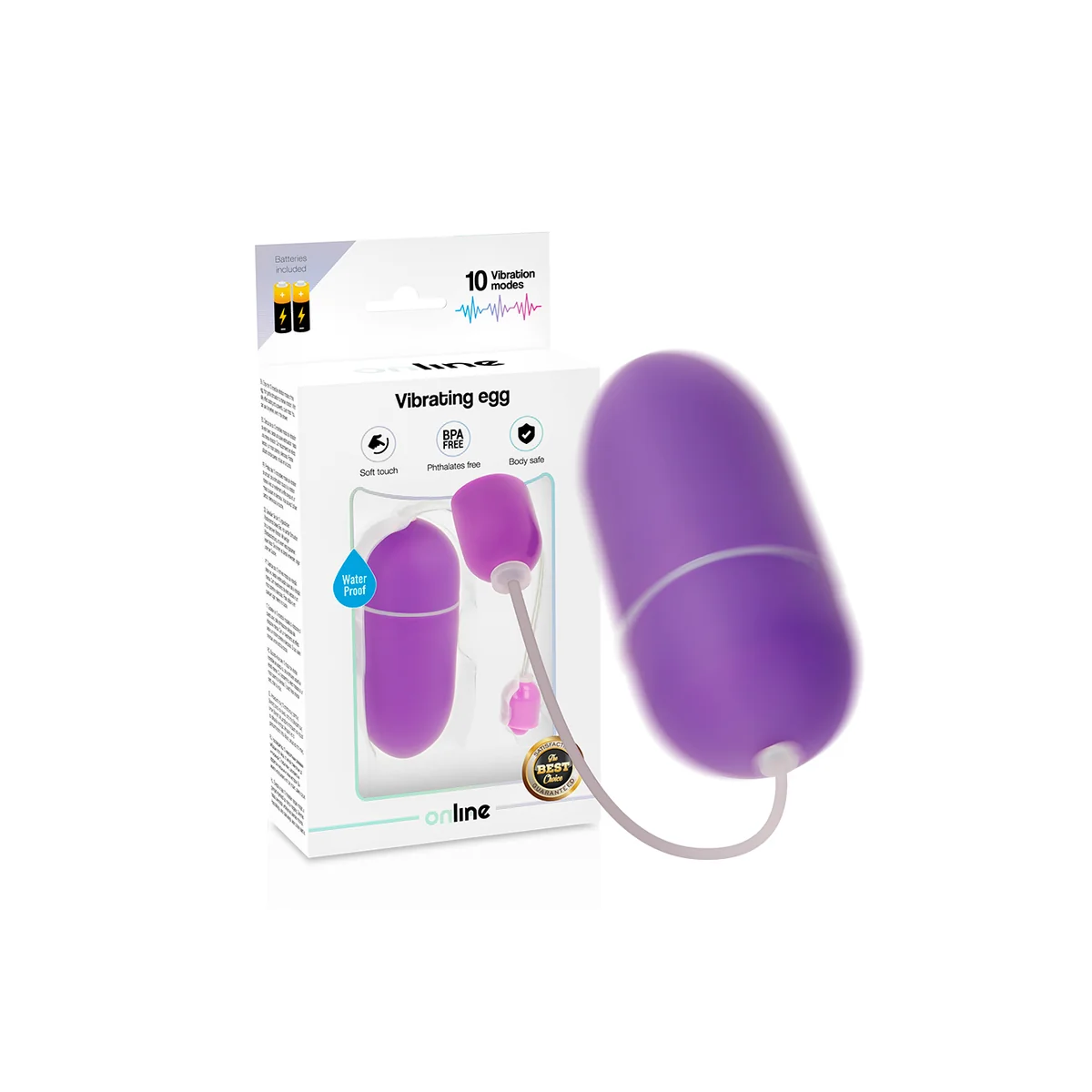 Wasserdichtess Vibrationsei in Flieder von Online kaufen | Fesselliebe