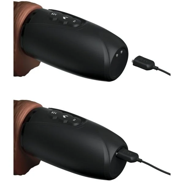 Plus Triple Threat Brauner Beigeton von King Cock Plus kaufen | Fesselliebe