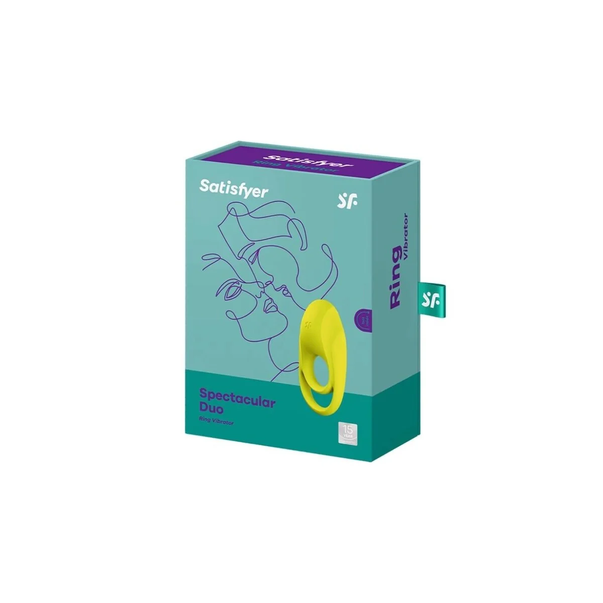 Spectacular Duo Ring Vibrator Gelb von Satisfyer Ring kaufen | Fesselliebe