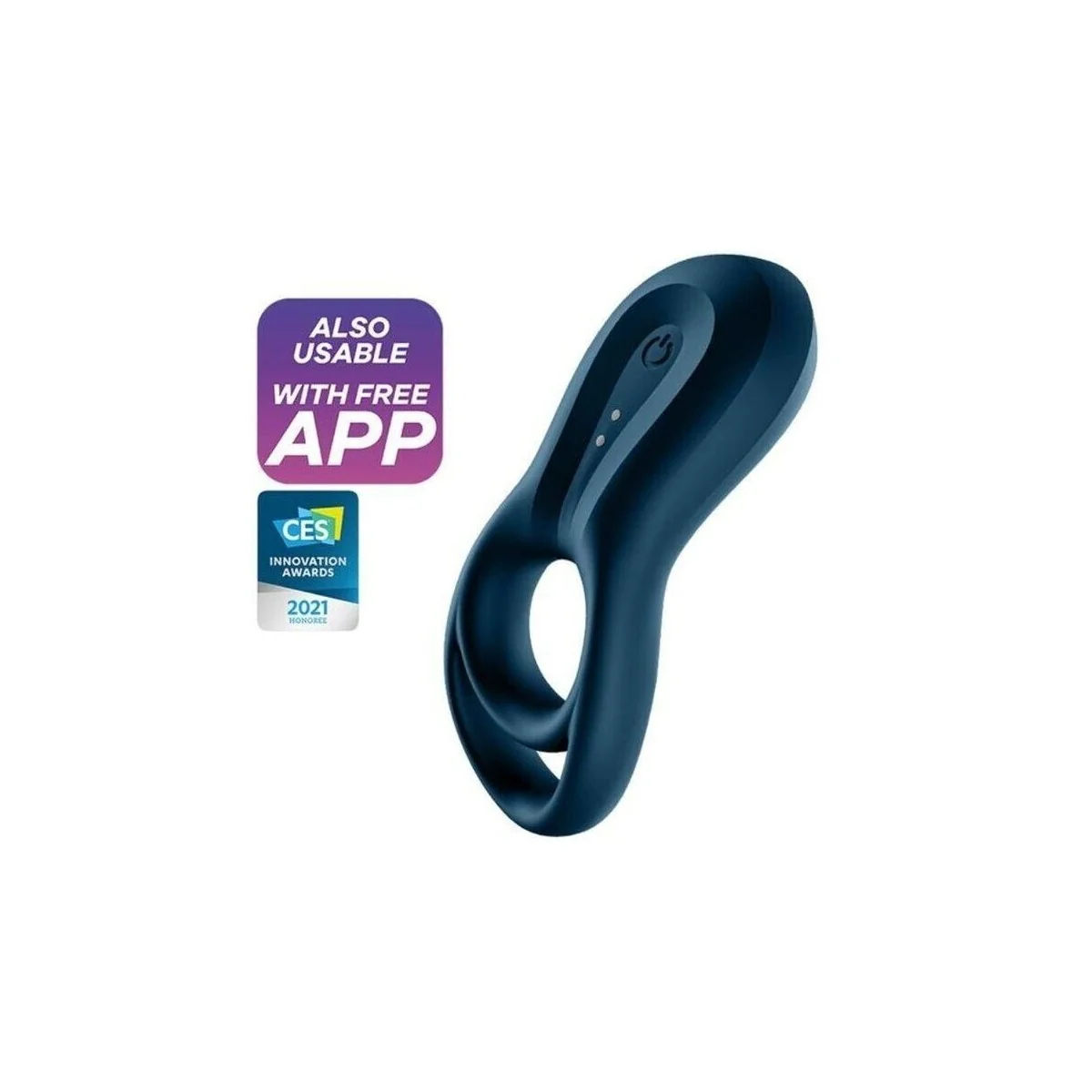 Epic Duo Ringvibratorapp Blau von Satisfyer Connect kaufen | Fesselliebe
