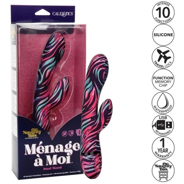 Menage A Moi Dual Wand Vibrator von Calexotics kaufen | Fesselliebe